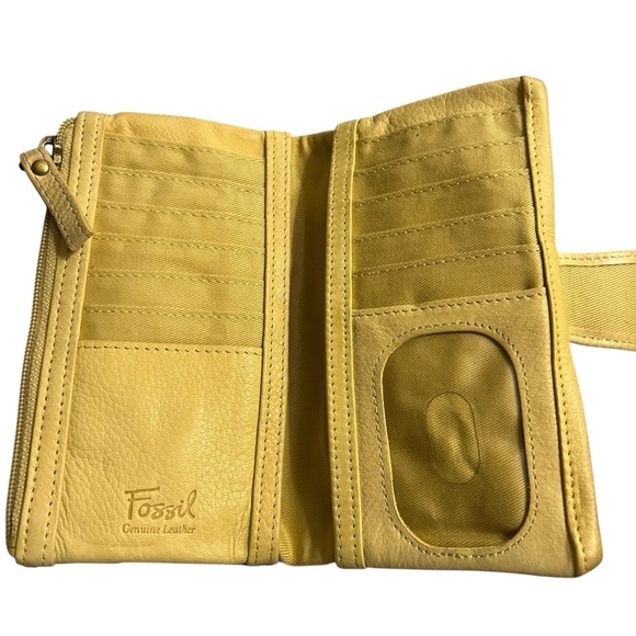 Fossil | Bags | Fossil Leather Bill Fold Wallet - Picture 3 of 12